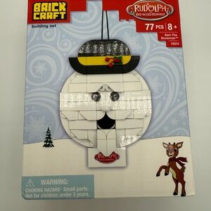 Brick Craft Rudolph the Red Nosed Reindeer Sam Snowman Building Set Christmas